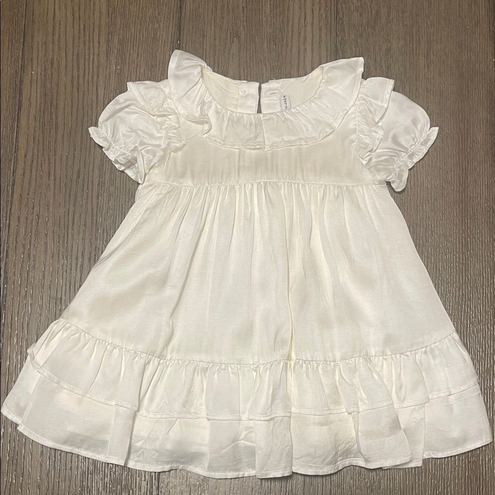 Janie and Jack Cream Formal Kids Dress
